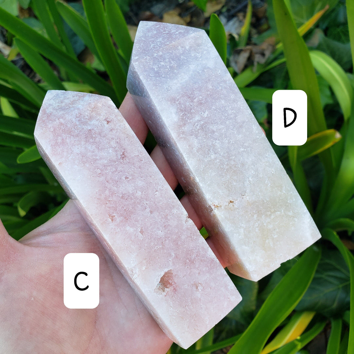 Pink Amethyst Tower - Feminine, Balancer, Healer, Womb-Warmer, Comforter - Crystal Amethyst Points Healing Gemstones