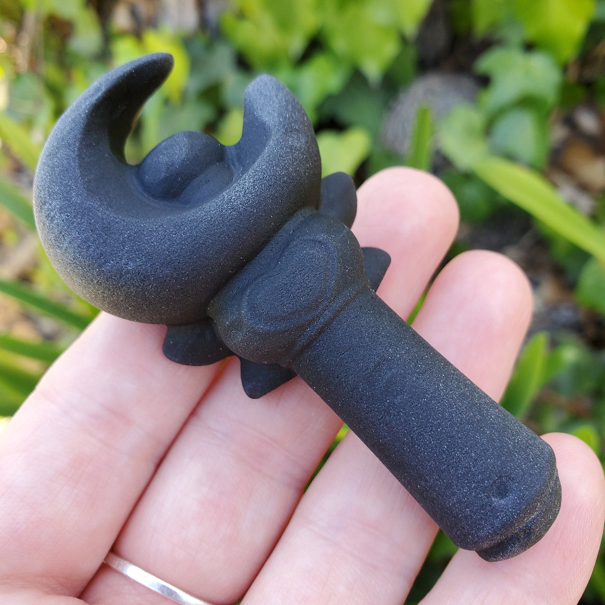 Obsidian Fairy Wand - Self Reflection, Release Negative Energies - 3.25" Obsidian Black Wand Healing Crystals Gemstones