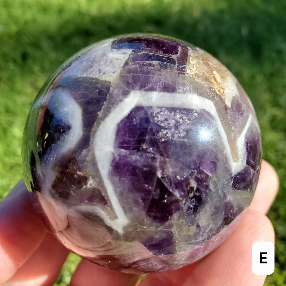 Dream Amethyst Spheres - Calming, Protection, Positivity - Purple Amethyst Crystal Ball Healing Gemstones