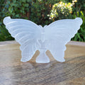 Standing Selenite Butterfly - Tranquility, Blessings, Love & Light - 4.6" Satin Spar Butterfly Display Healing Stone Crystal