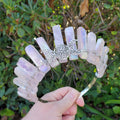 Aura Rose Quartz Crown - Unconditional Love, Compassion, Forgiveness - Pink Crystal Crown Healing Crystals Gemstones Goddess