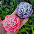 Luminous Glowing Rose - Mental Strength, Release Fear, Carries Healing Light Energy of the Sun - Flower Resin Craft Rose Carving