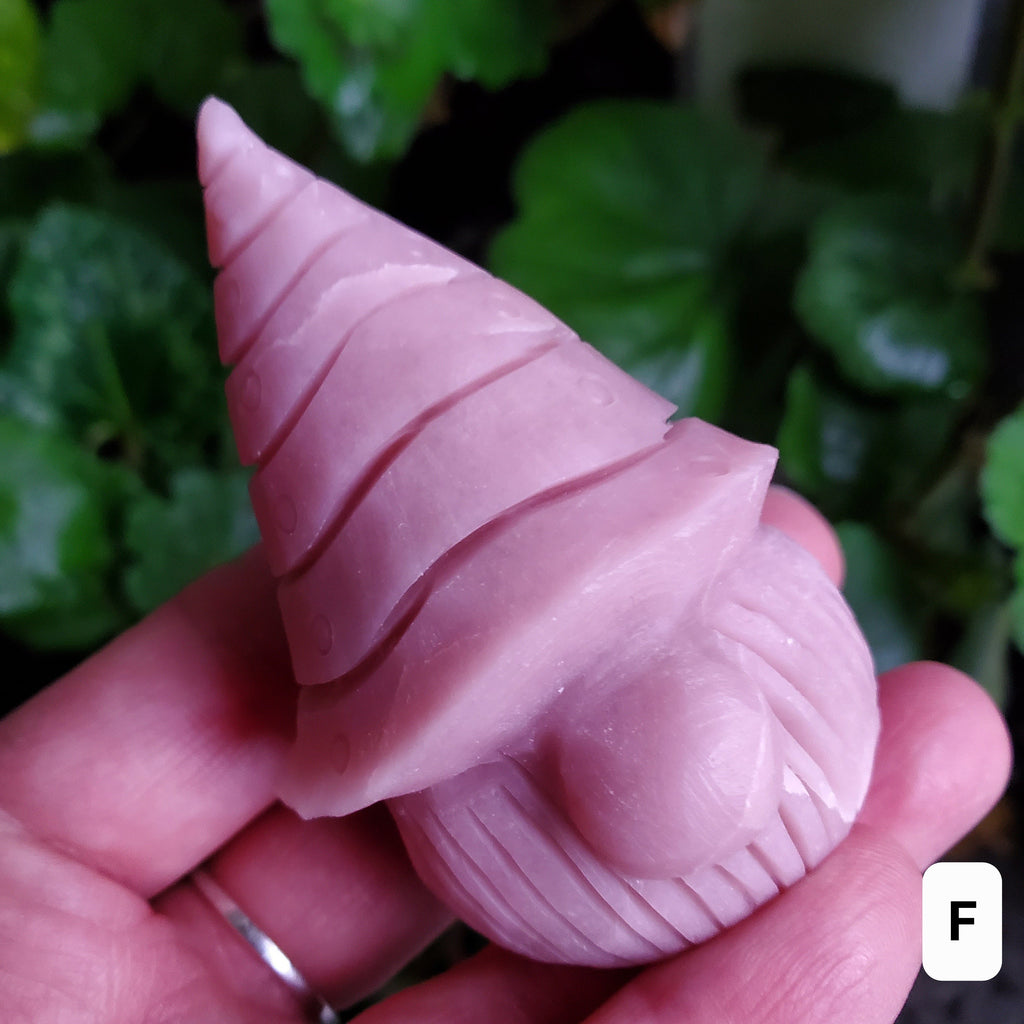Pink Opal Gnome - Activates Heart Chakra, Strengthens Connection To Yourself, Individuality - Pink Crystal Gnome Carving Gemstone