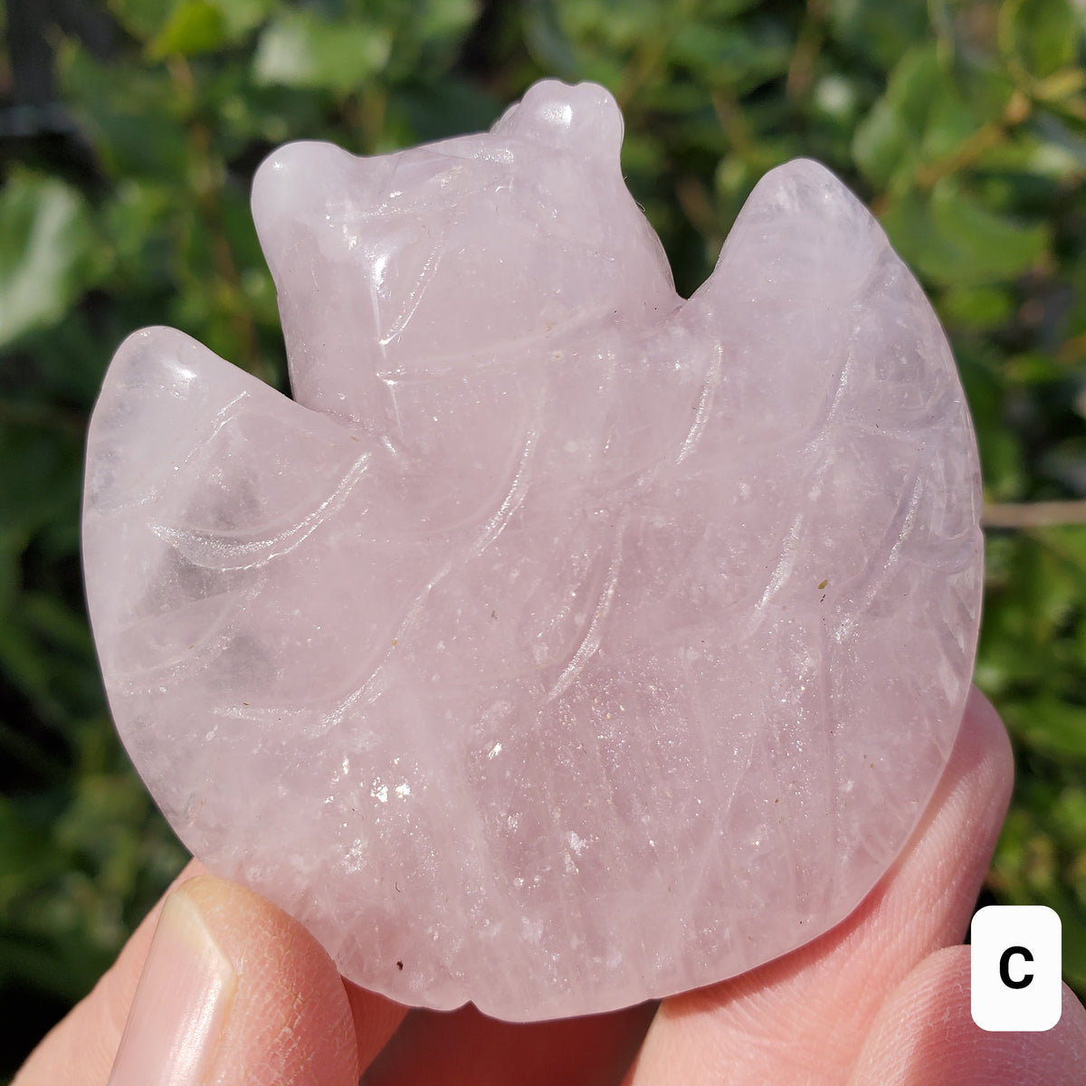 Rose Quartz Owl - Unconditional Love, Compassion, Self Love, Kindness, Positivity - Pink Crystal Owl Carving Healing Gemstones