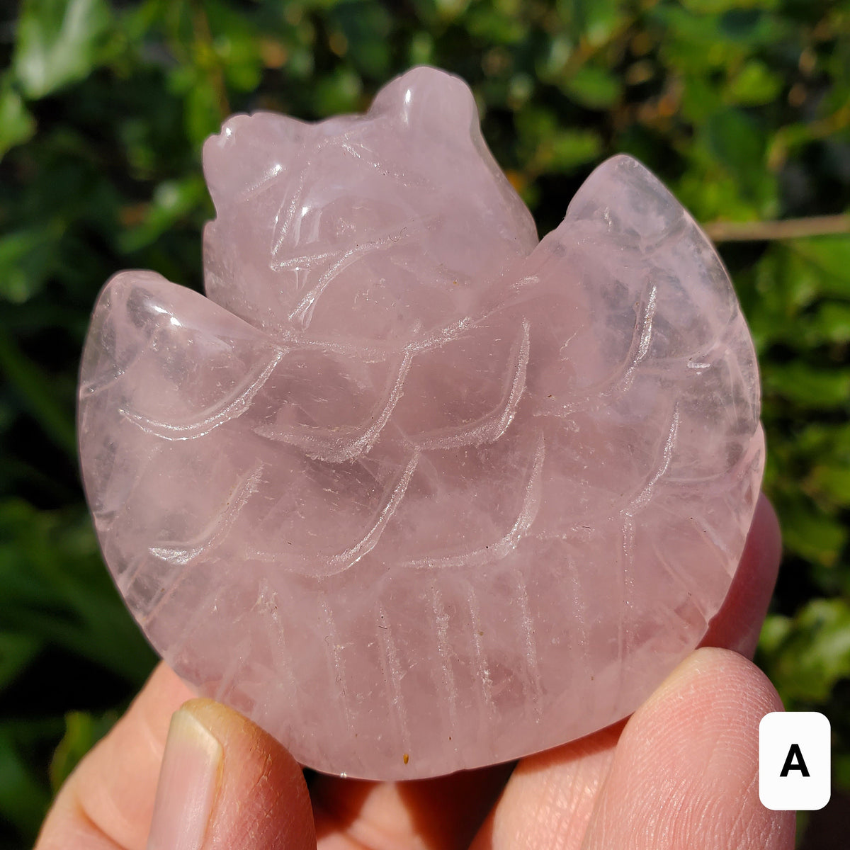 Rose Quartz Owl - Unconditional Love, Compassion, Self Love, Kindness, Positivity - Pink Crystal Owl Carving Healing Gemstones
