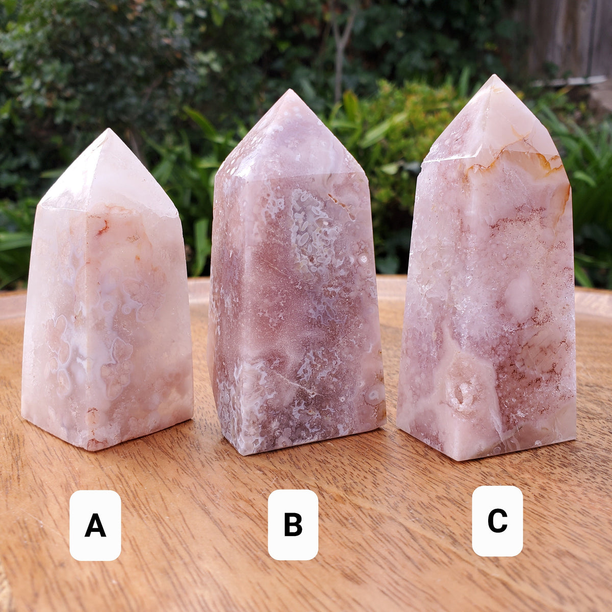 Pink Amethyst Flower Agate Druzy Tower - Gentle, Nourishing, Growth, Positivity, Grounding - Pink Crystal Point Healing Crystals Gemstones