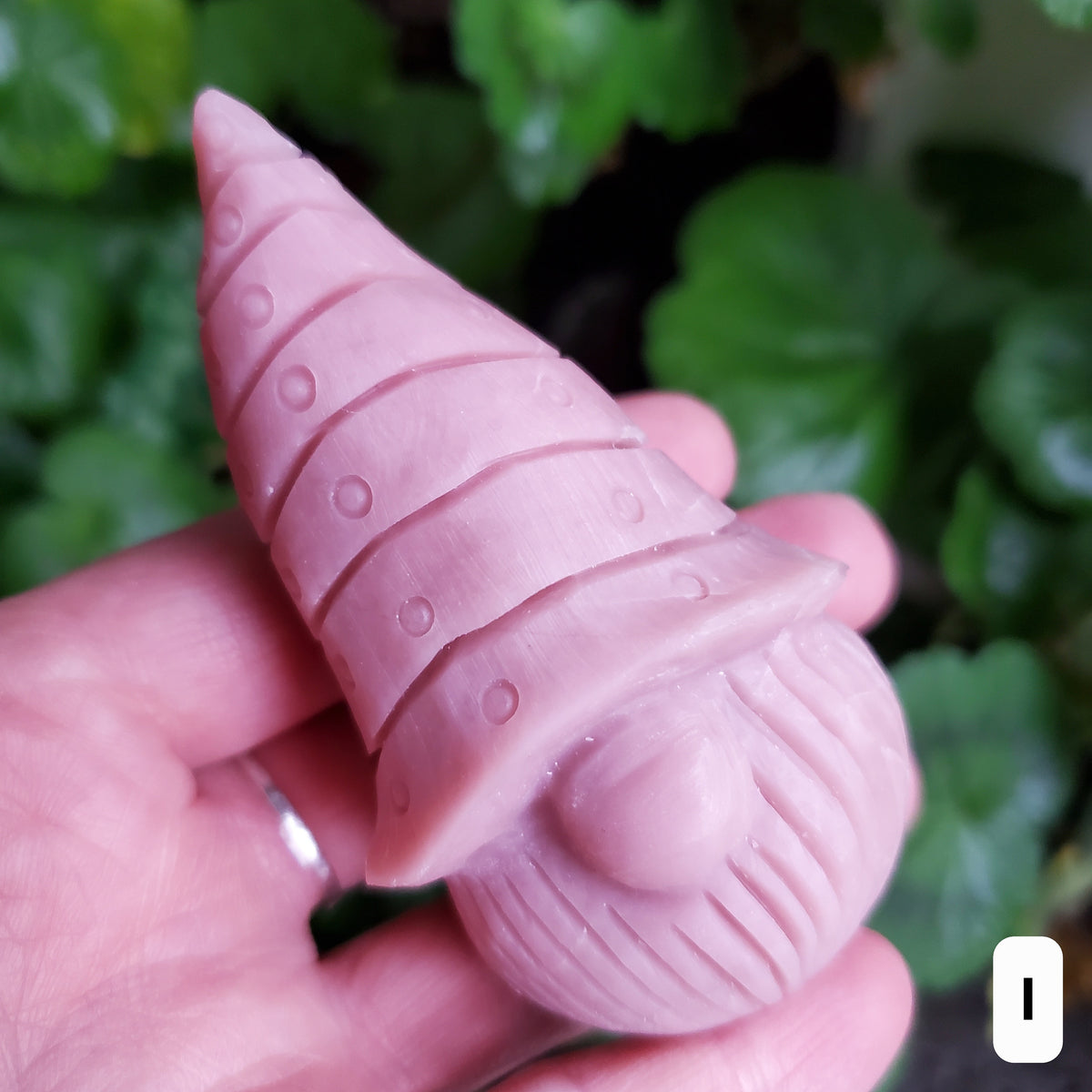Pink Opal Gnome - Activates Heart Chakra, Strengthens Connection To Yourself, Individuality - Pink Crystal Gnome Carving Gemstone