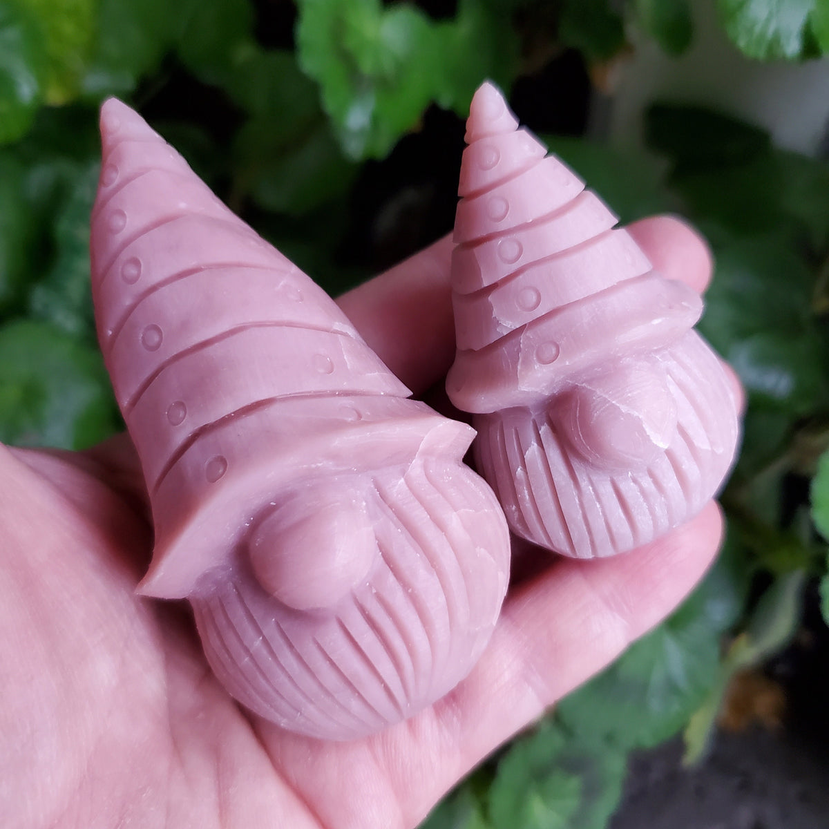 Pink Opal Gnome - Activates Heart Chakra, Strengthens Connection To Yourself, Individuality - Pink Crystal Gnome Carving Gemstone