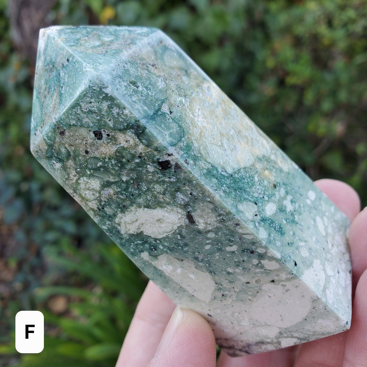 Green Jasper Chunky Towers - Inner Calm, Balances Energies, Wards Off Negativity - Green Crystal Point Crystal Healing Gemstone