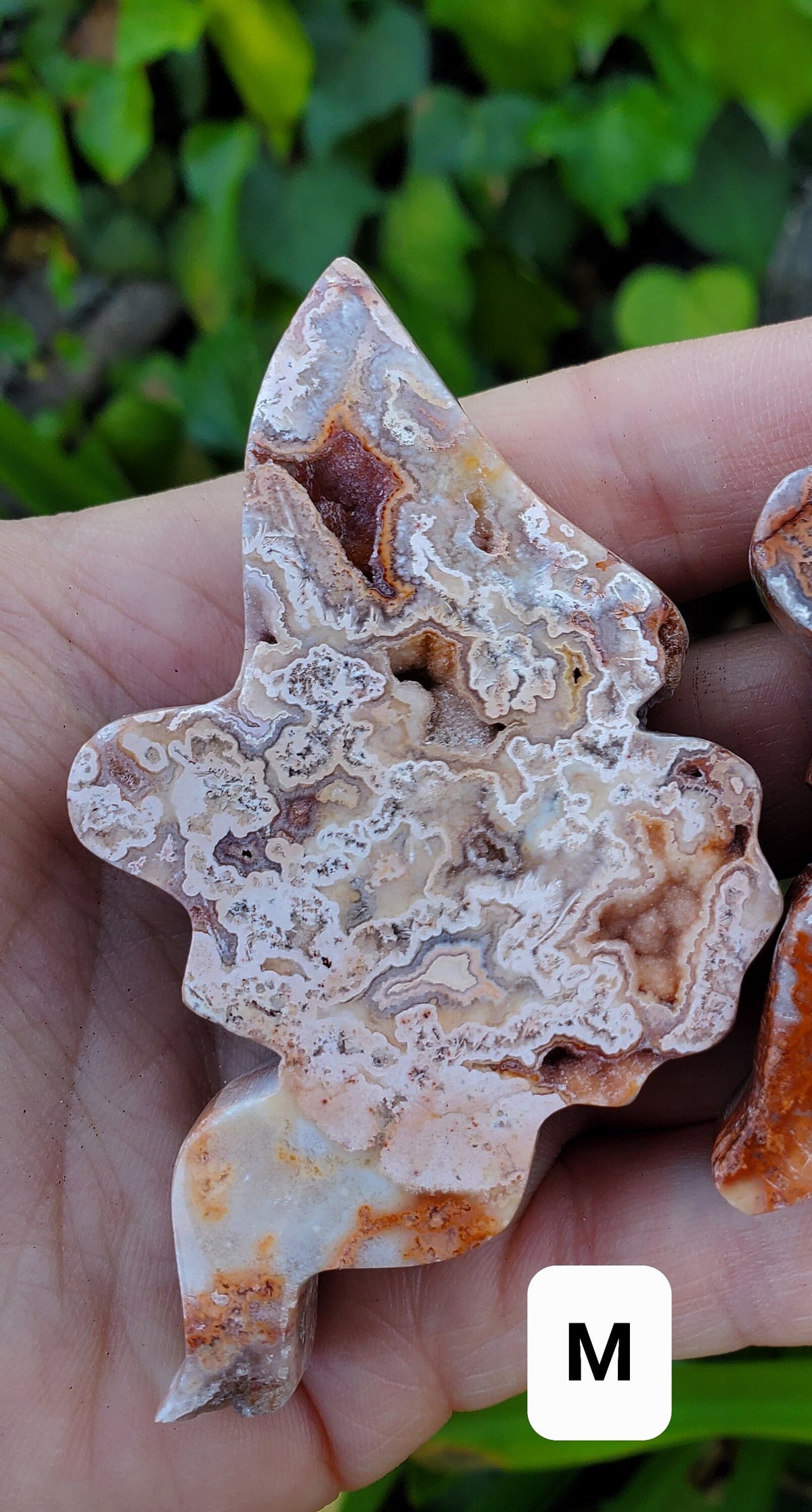 Chunky Pink Lace Agate Druzy Fairy - Balance Physical, Mental, Emotional - Pink Agate Crystal Fairy Carving Healing Gemstones