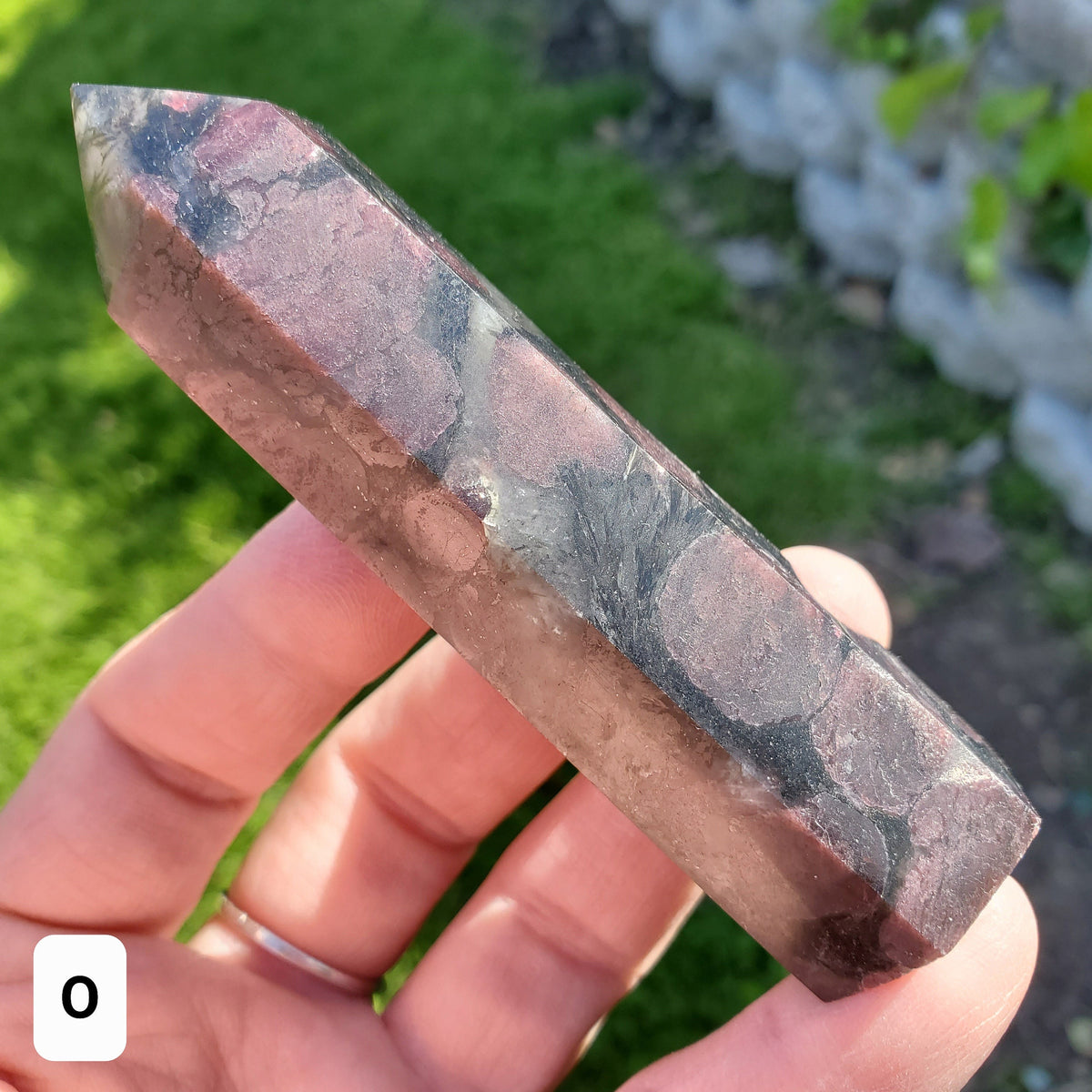 Garnet Tower - Physical Love, Passion, Connected to the Present, Find Your Purpose - Garnet Crystal Point Stone Gemstone