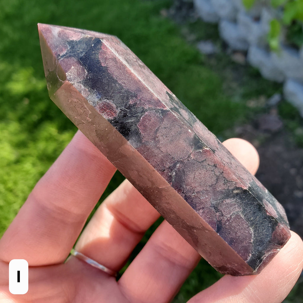 Garnet Tower - Physical Love, Passion, Connected to the Present, Find Your Purpose - Garnet Crystal Point Stone Gemstone