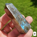 Small Flashy Labradorite Tower - Spiritual Connection, Awareness, Higher Self, Wisdom, Dreams - Lab Crystal Point Healing Gemstone
