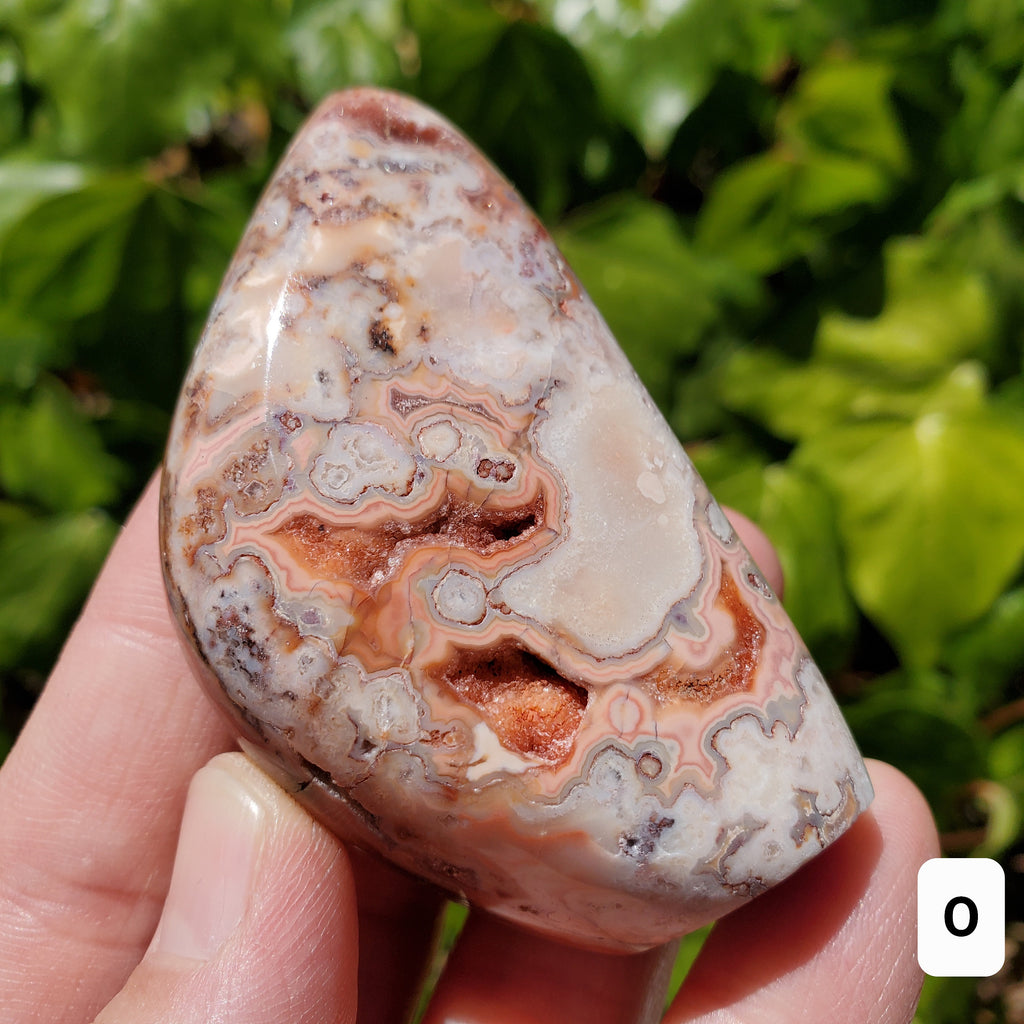 Small Pink Lace Agate Druzy Freeform - Balance Physical, Mental, Emotional - Pink Agate Crystal Druzy Cluster Healing Gemstones
