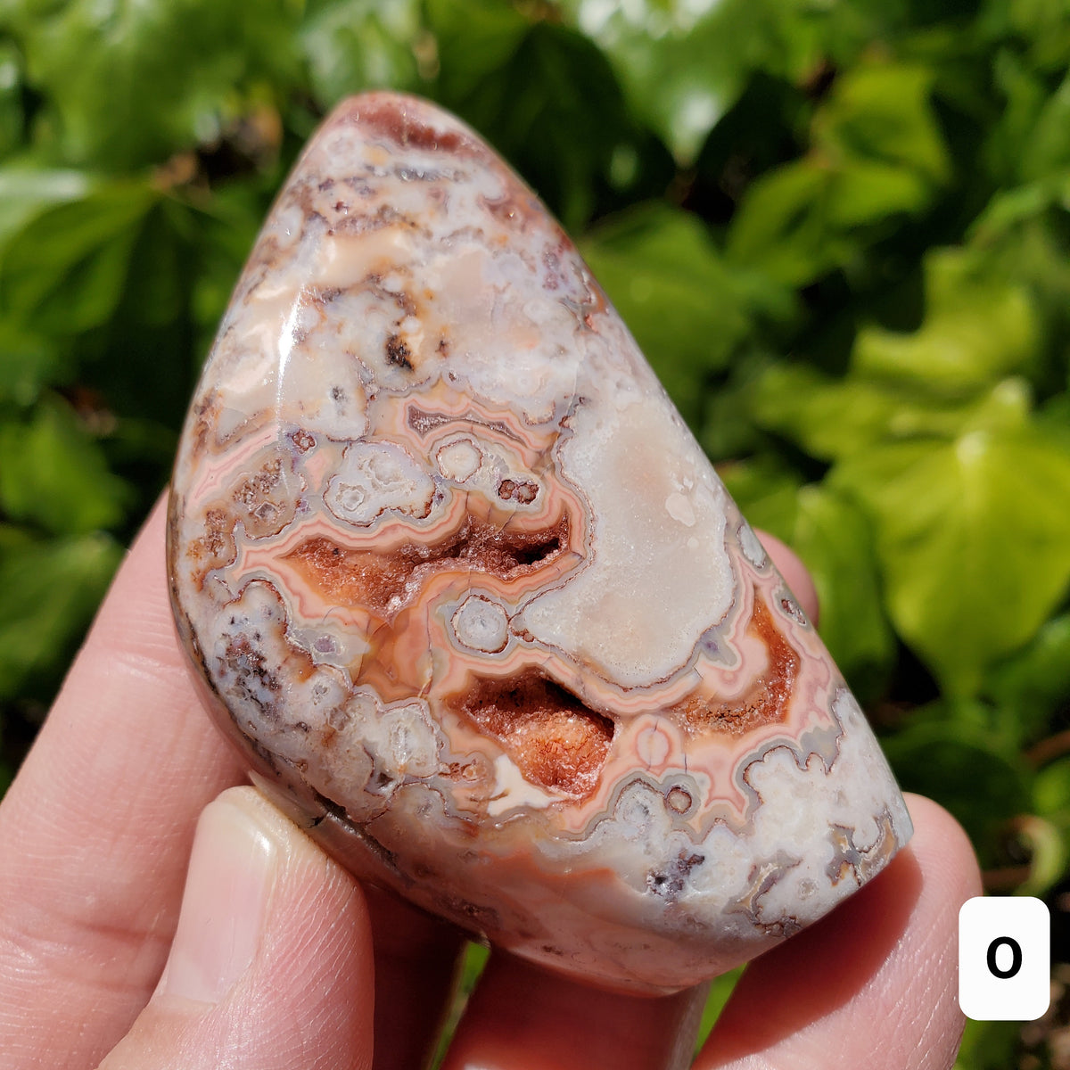 Small Pink Lace Agate Druzy Freeform - Balance Physical, Mental, Emotional - Pink Agate Crystal Druzy Cluster Healing Gemstones