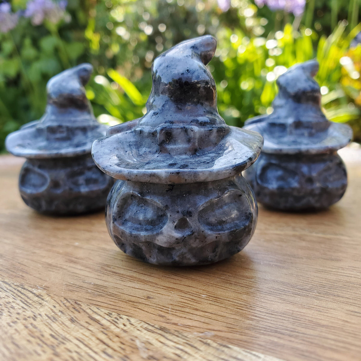 Yooperlite Pumpkin | Glowing Crystal Stone with UV Light - Personal Growth, Positive Environment - Crystal Pumpkin Carving