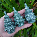 Tree Agate Tree - Closer to Nature, Peaceful, Soothing Energy, Grounding, Luck - Green Crystal Tree Carving Healing Gemstone