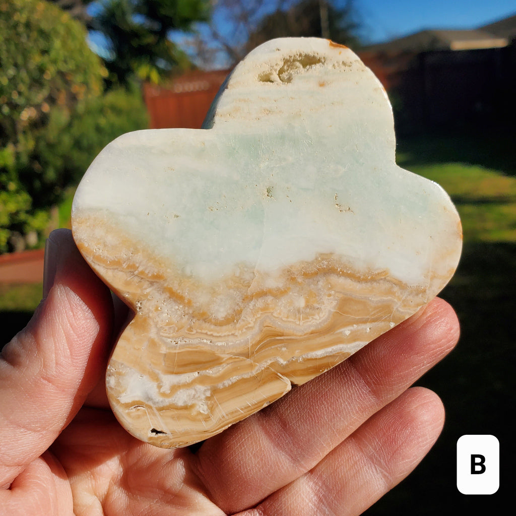 Chunky Caribbean Calcite Cloud - Emotional Healing, Pure Love - Crystal Cloud Ocean Stone Healing Crystals Gemstones