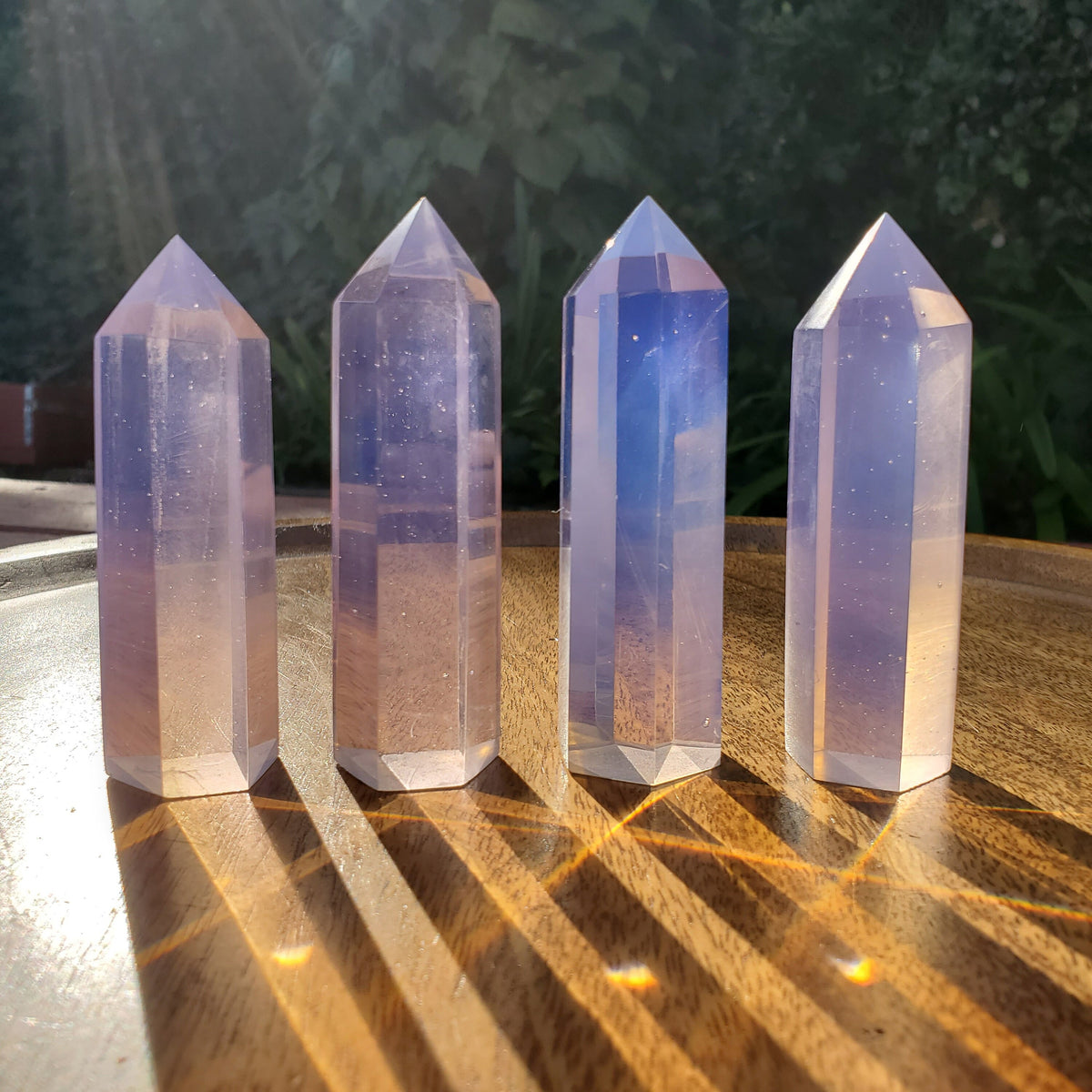 Pink Opalite Tower - Confidence, Boost Inner Power, Stabilizing - Pink Point Generator Healing Crystal Gemstones