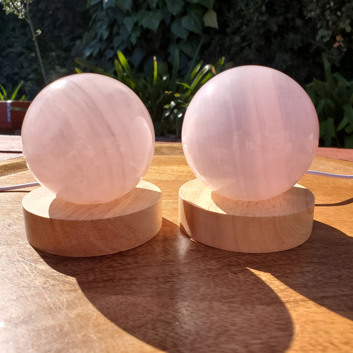 Pink Calcite Accent Light - Emotional Healing, Pure Love - Pink Mangano Crystal Lamp, Night Light, Mood Light, Bedroom, Living Room