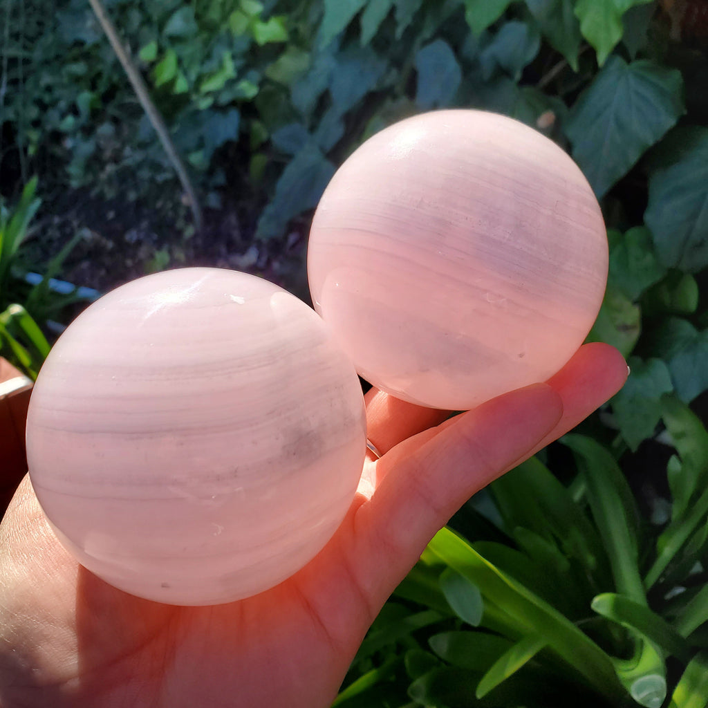 Pink Calcite Accent Light - Emotional Healing, Pure Love - Pink Mangano Crystal Lamp, Night Light, Mood Light, Bedroom, Living Room