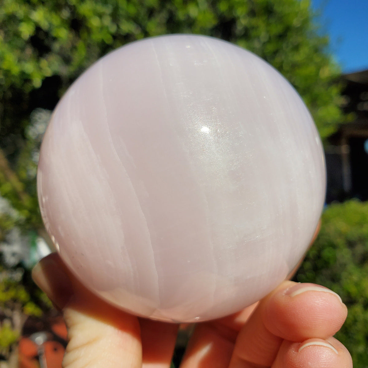 Pink Calcite Accent Light - Emotional Healing, Pure Love - Pink Mangano Crystal Lamp, Night Light, Mood Light, Bedroom, Living Room