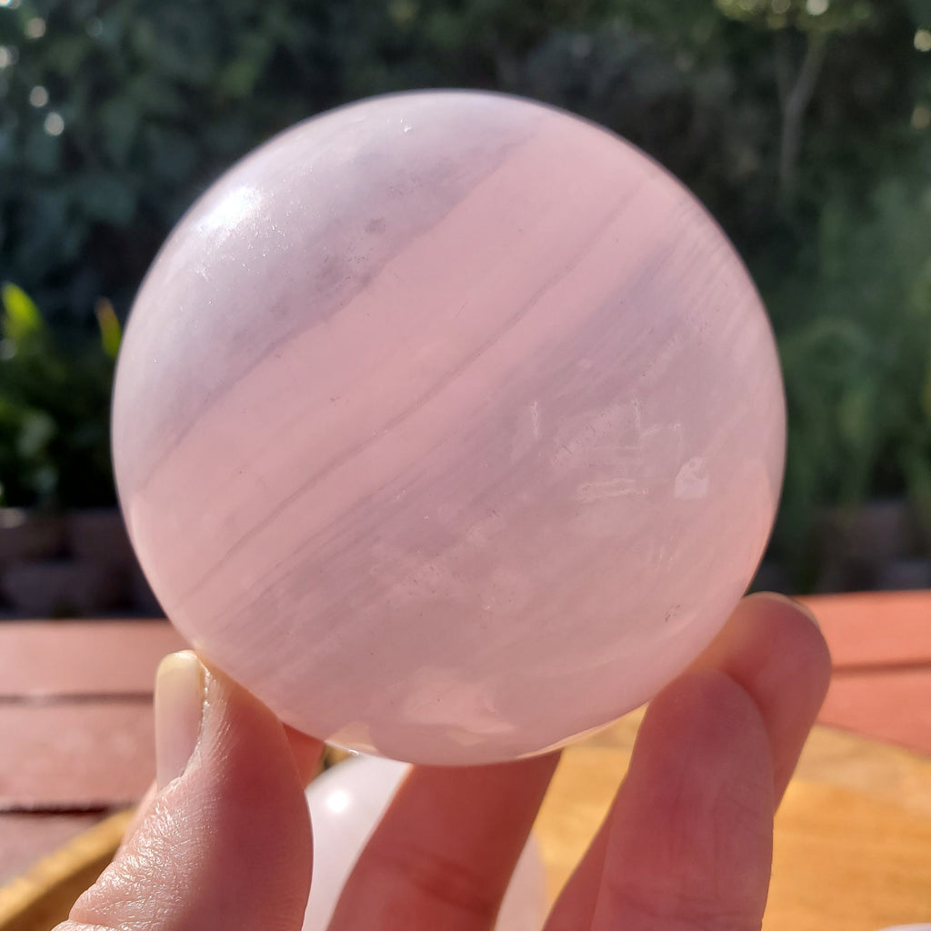 Pink Calcite Accent Light - Emotional Healing, Pure Love - Pink Mangano Crystal Lamp, Night Light, Mood Light, Bedroom, Living Room