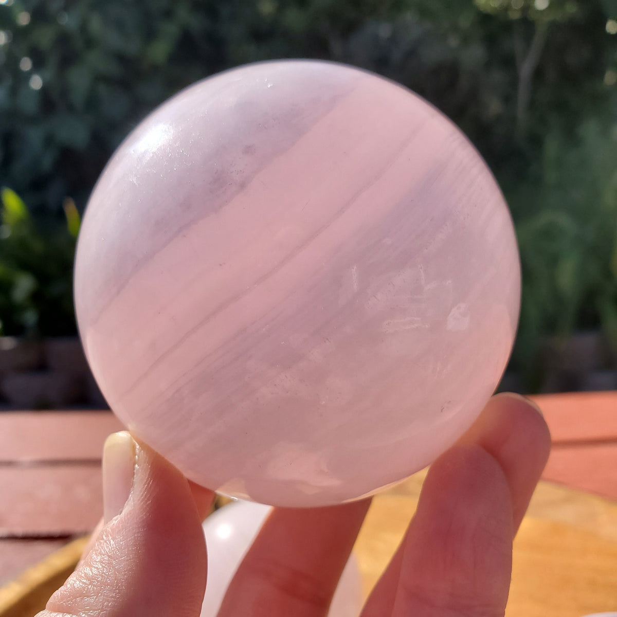 Pink Calcite Accent Light - Emotional Healing, Pure Love - Pink Mangano Crystal Lamp, Night Light, Mood Light, Bedroom, Living Room