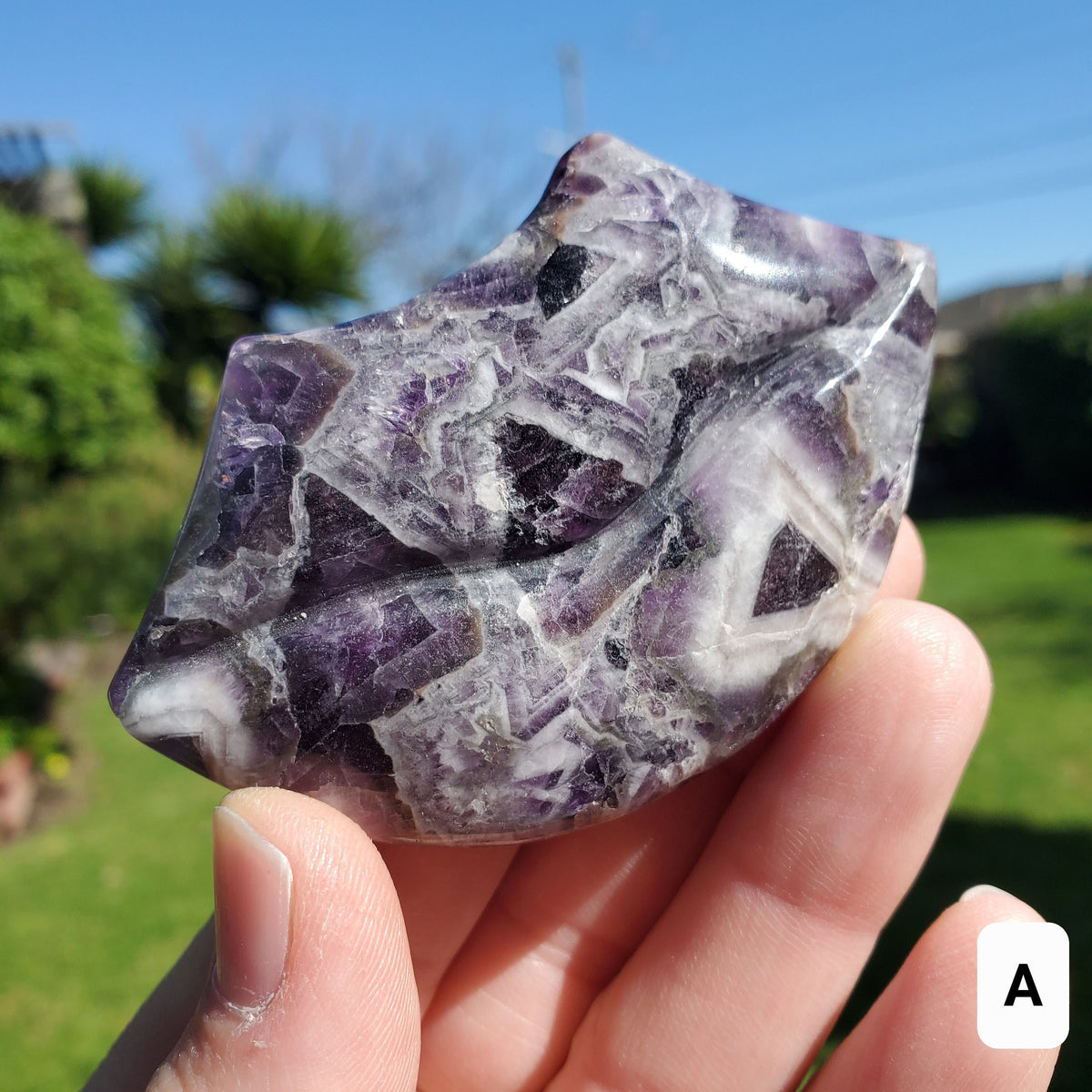 Dream Amethyst Lips - Calming, Energetic Protection, Positivity, Spiritual Connection - 3" Purple Amethyst Crystal Lips Healing Gemstones