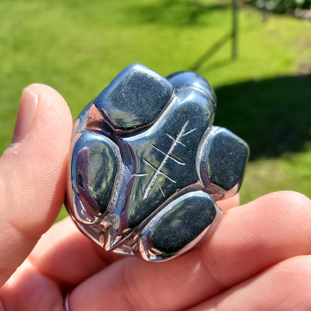 Terahertz Turtle - Creativity, Helps Clear Your Mind, Energizes Inner Body, Promotes Blood Flow - Silver Crystal Turtle Healing Gemstone