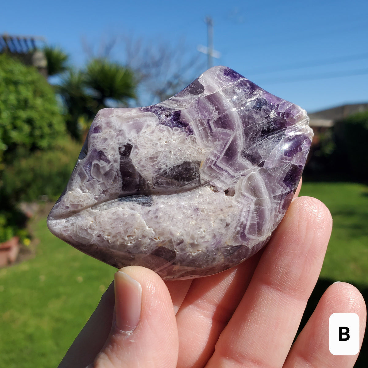 Dream Amethyst Lips - Calming, Energetic Protection, Positivity, Spiritual Connection - 3" Purple Amethyst Crystal Lips Healing Gemstones