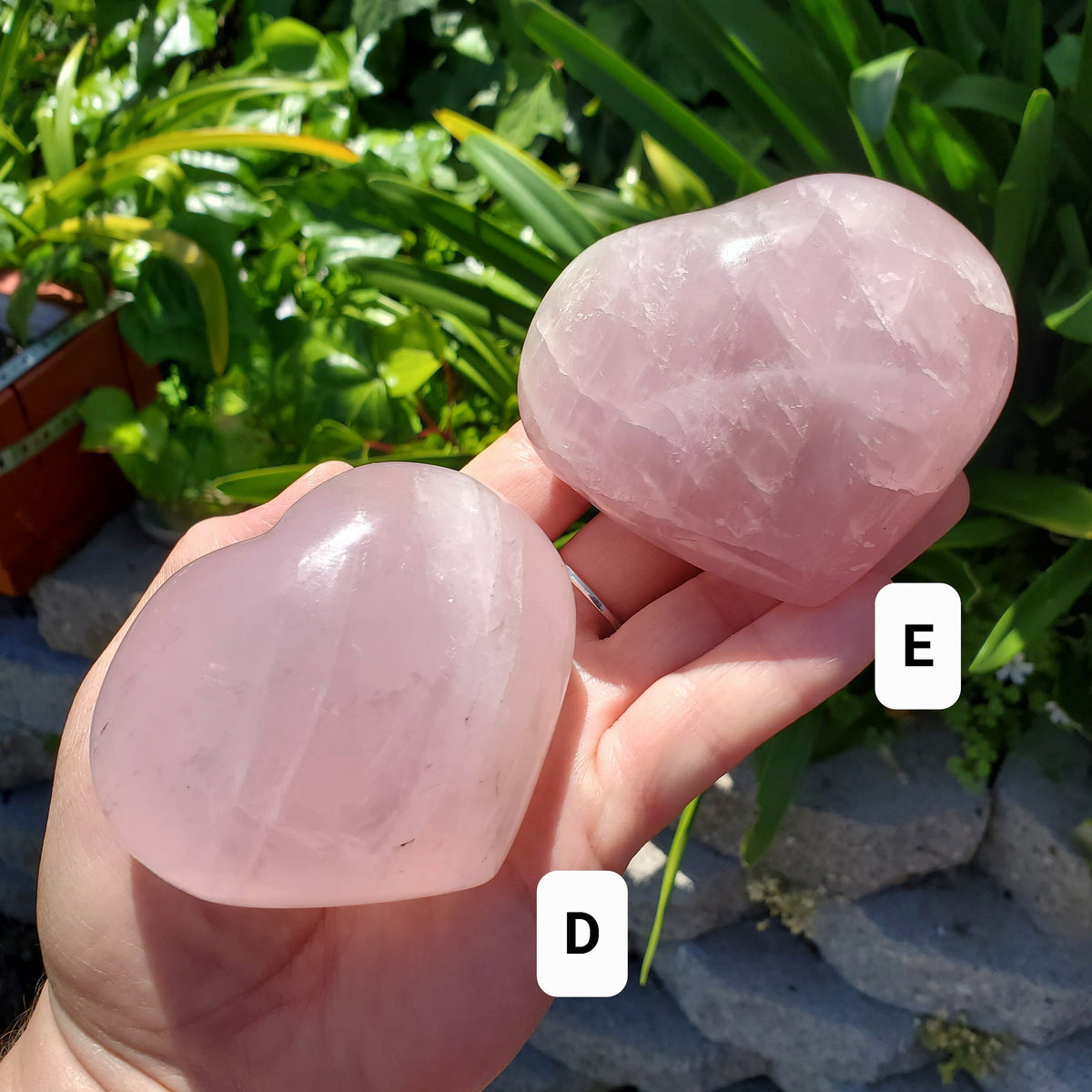 Big Puffy Rose Quartz Heart - Unconditional Love, Compassion, Kindness, Self Love - Pink Heart Crystal Stone Healing Gemstones