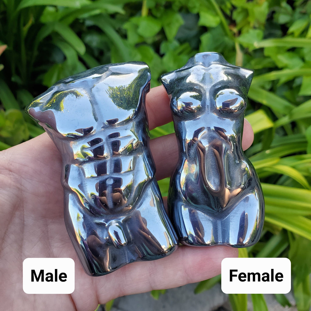Terahertz Female Figures - Creativity, Helps Clear Your Mind, Energizes Inner Body, Promotes Blood Flow - Man Model Woman Figurine
