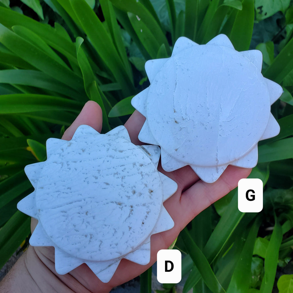 Snow Agate Sun - Balances Females Ying Yang Energy, Opens Door to Opportunity - White Plume Agate Crystal Sun Healing Gemstone