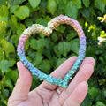Big Bismuth Heart - Togetherness, Helps Bond Relationships, Strengthens Visualizations - Carved Heart Healing Gemstone