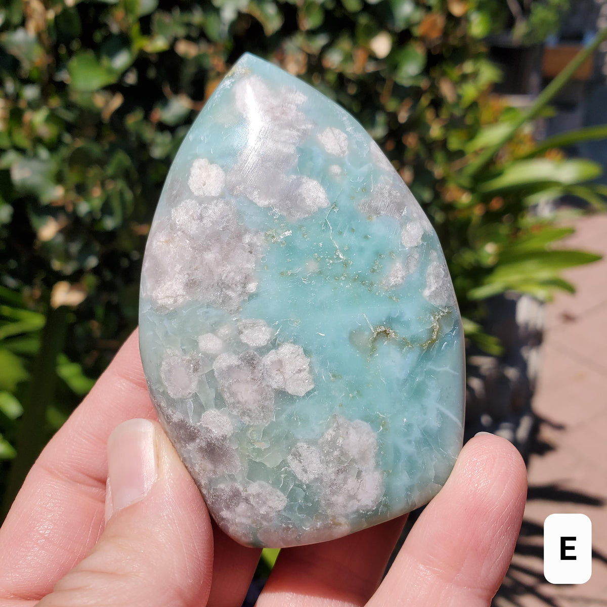Green Flower Agate Flame - Gentle, Nourishing, Growth, New Beginnings - Flower Agate Crystal Flame Healing Gemstone