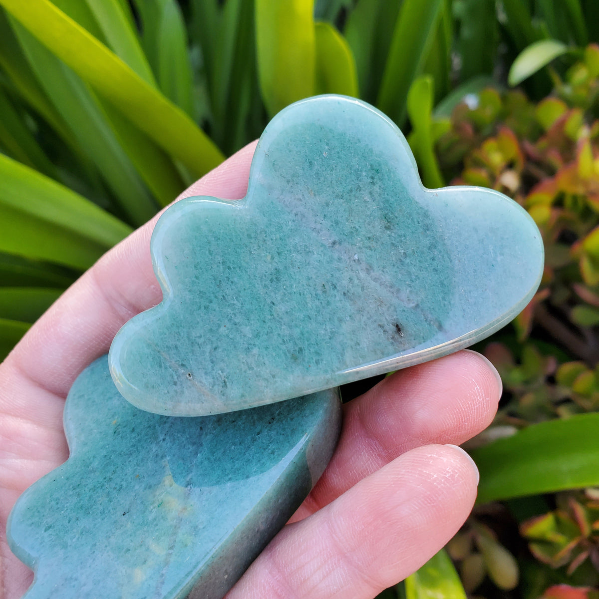 Green Aventurine Cloud - Manifestation, Prosperity, Wealth, Luck - Crystal Cloud Carving Healing Gemstones
