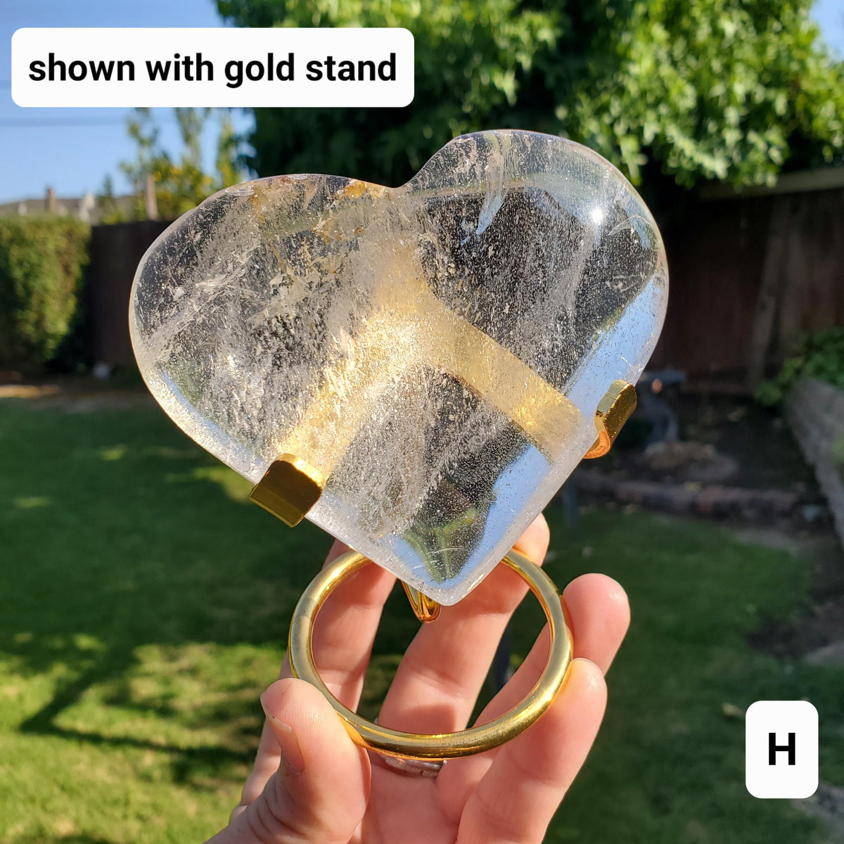 Chunky Quartz Heart - Magnifies Intentions, Transmutes Negative, Energizes Positive Energy - Clear Heart Carving Crystal Healing Stone