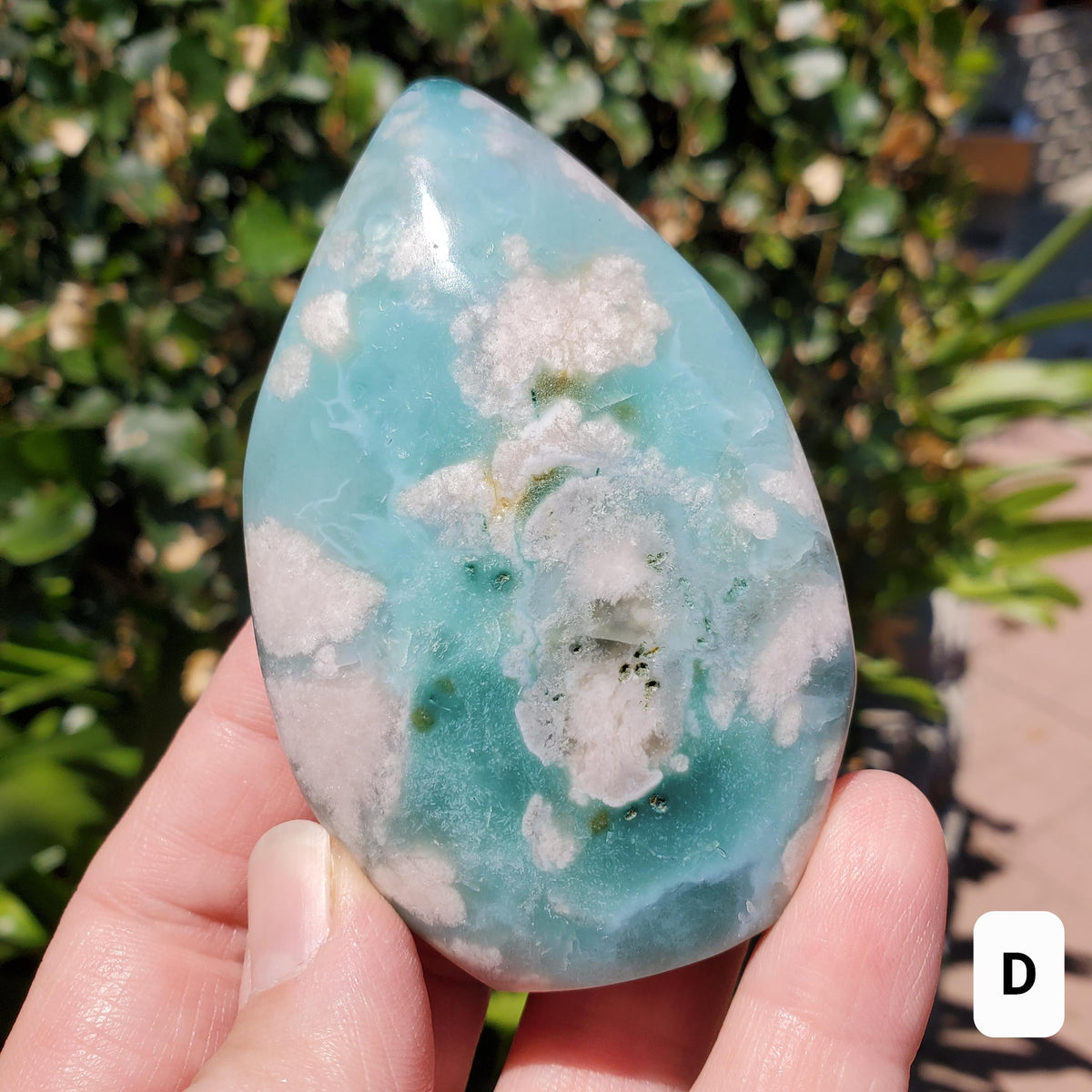 Green Flower Agate Flame - Gentle, Nourishing, Growth, New Beginnings - Flower Agate Crystal Flame Healing Gemstone