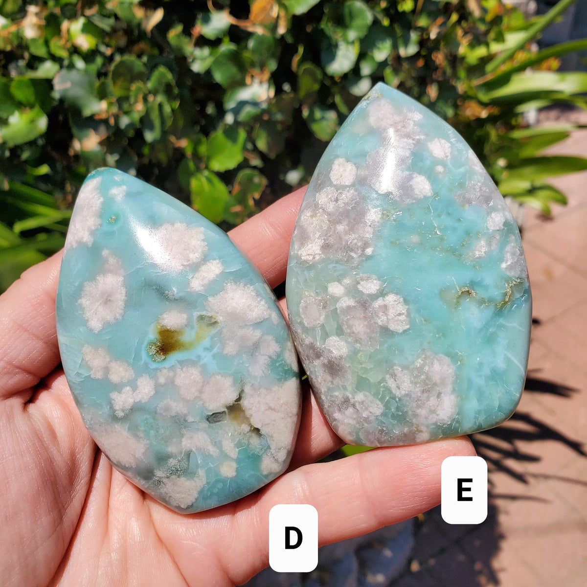 Green Flower Agate Flame - Gentle, Nourishing, Growth, New Beginnings - Flower Agate Crystal Flame Healing Gemstone