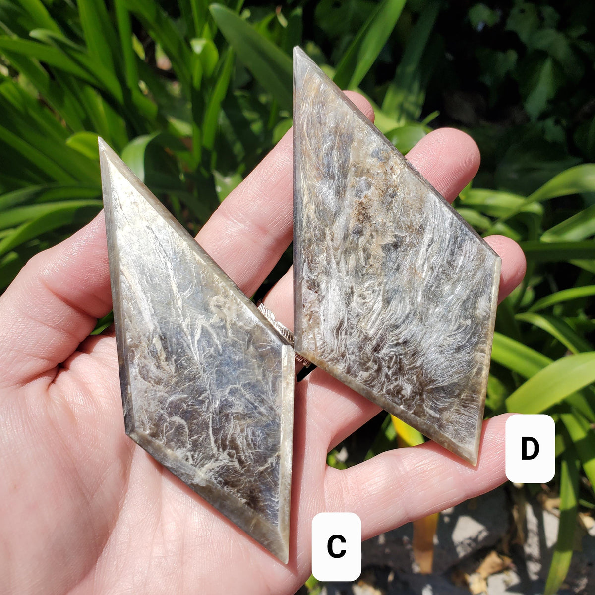 Flashy Golden Mica Diamond - High Quality - Helps Through Transitions, Stress Relief, Calming - Flashy Lepidolite Statement Healing Gemstone