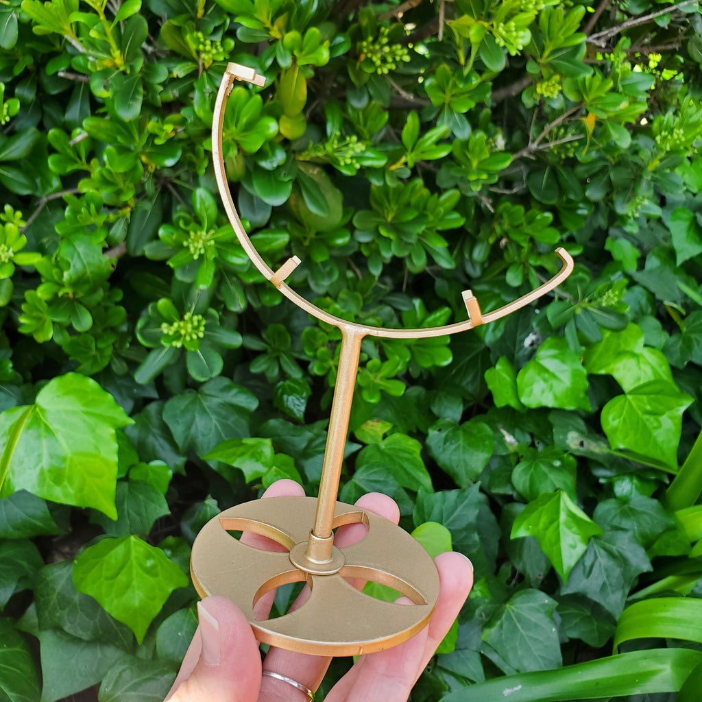 Gold or Black Stand for Moon - STAND ONLY - To Display Your Crystal Moon - Size Details in Photos - Message Me With Any Questions