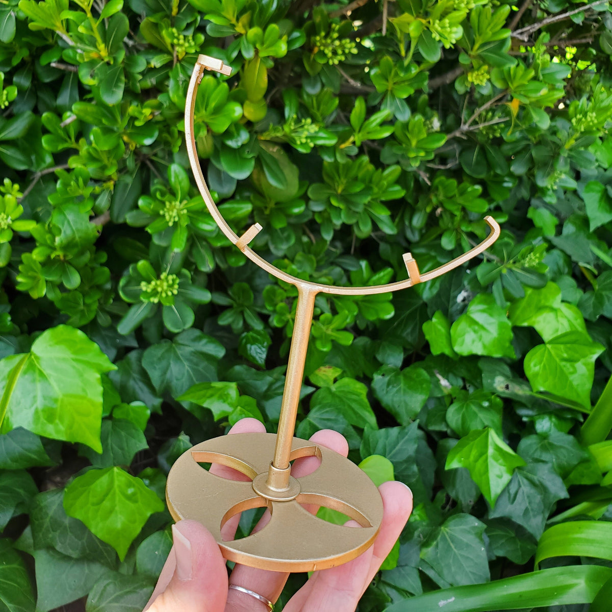 Gold or Black Stand for Moon - STAND ONLY - To Display Your Crystal Moon - Size Details in Photos - Message Me With Any Questions