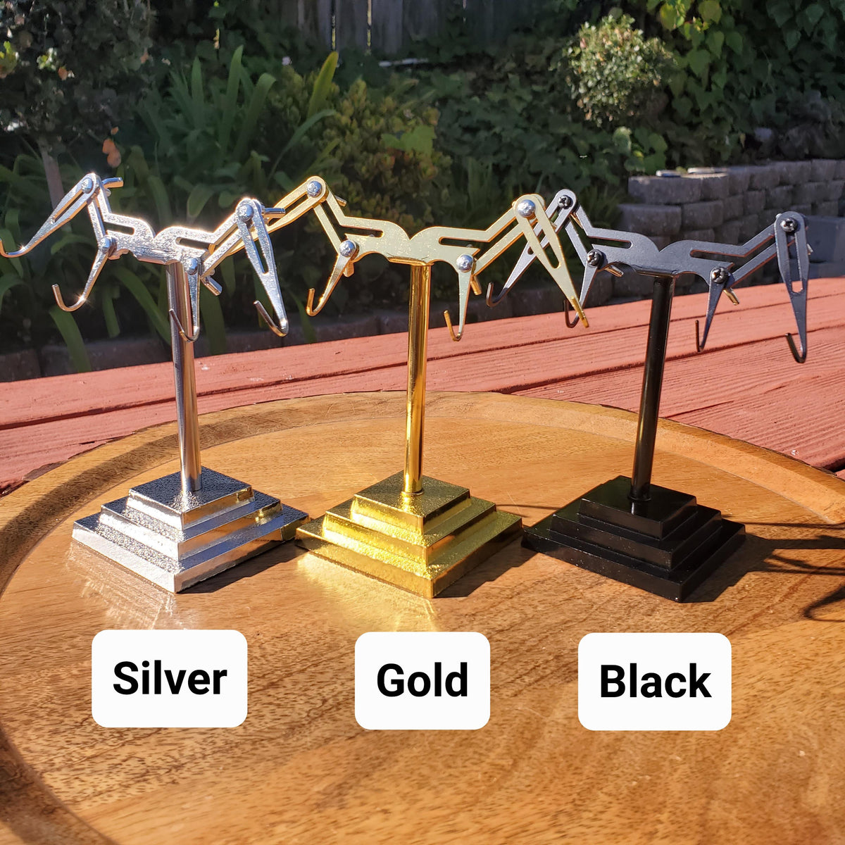 White Jade Angel Wings on Metal Stand - Peaceful, Calm, Joy, Love Energy - White Angel Wings Statement Display Healing Gemstone