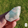 Green Flower Agate Freeform - Gentle, Nourishing, Growth - Freeform Crystal Stone Healing Crystals Gemstones
