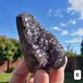 Small Amethyst Geode - Calming, Cleanses Body & Aura, Stress Relief, Positivity - Crystal Amethyst Cluster Healing Gemstones
