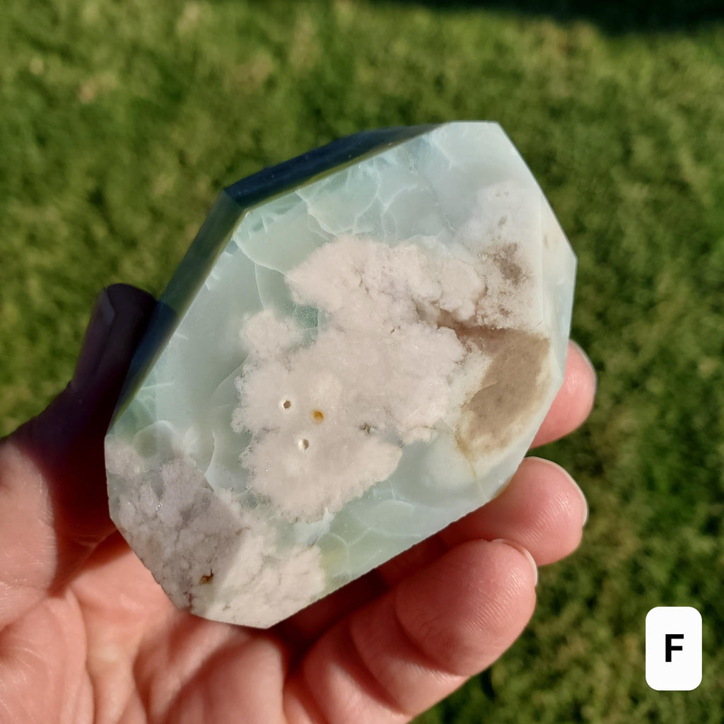 Green Flower Agate Freeform - Gentle, Nourishing, Growth - Freeform Crystal Stone Healing Crystals Gemstones