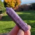 Lepidolite Tower - Helps You Through Change, Anti-Anxiety, Calming, Relaxing - Purple Point Lepidolite Healing Stone