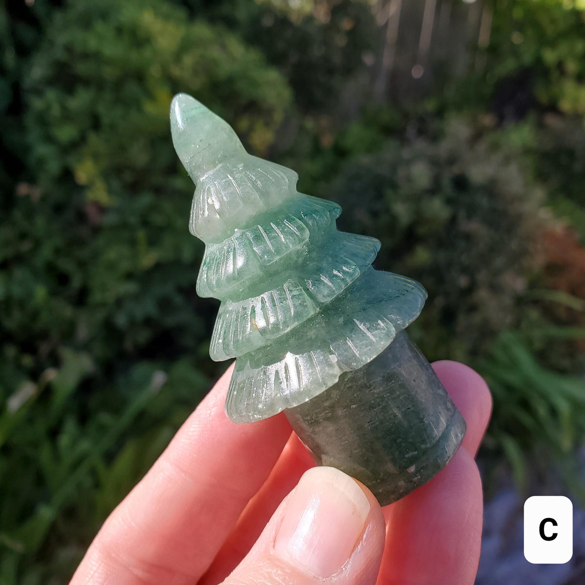 Green Aventurine Tree - Manifestation, Prosperity, Wealth - 2.75" Green Aventurine Crystal Tree Healing Gemstones