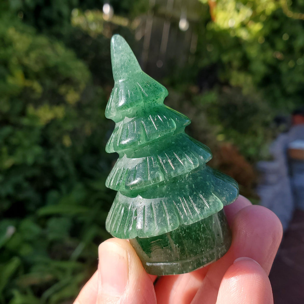 Green Aventurine Tree - Manifestation, Prosperity, Wealth - 2.75" Green Aventurine Crystal Tree Healing Gemstones